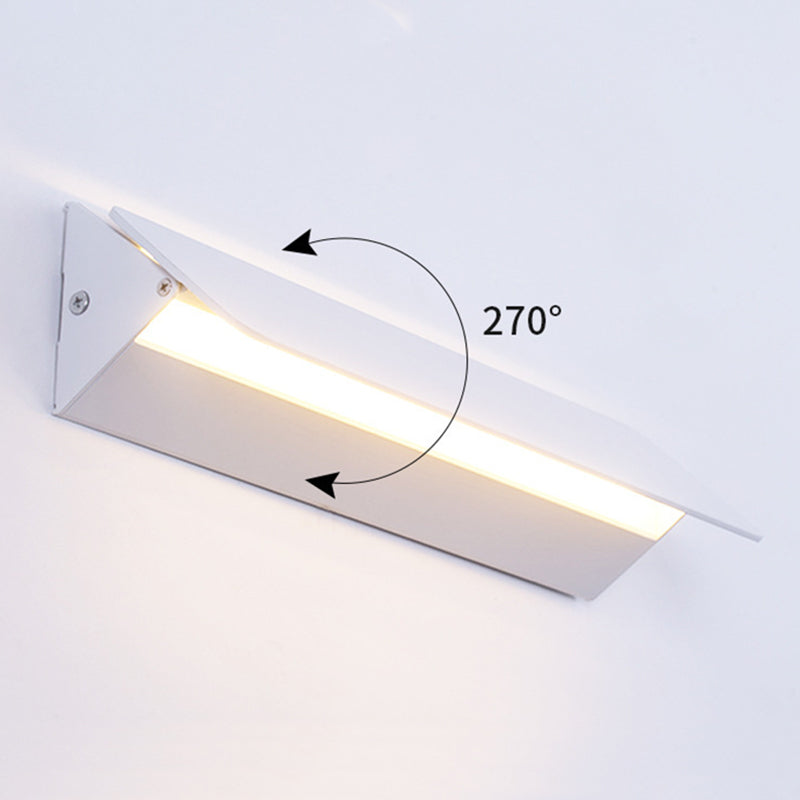 Arisha LED Metal Indoor Wall Lamp Rotatable, White