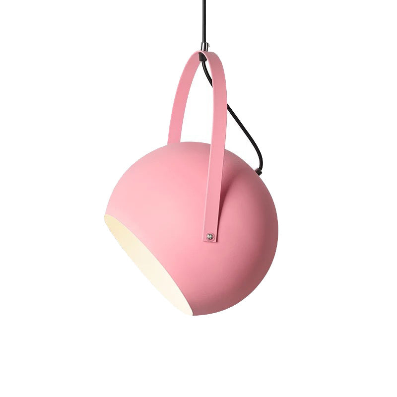 Aira Colorful Art Deco Pendant Light, Spherical, Bedroom