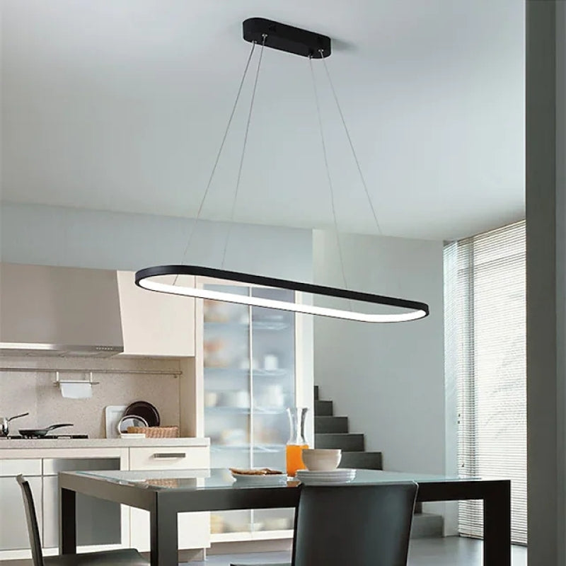 Arisha Minimalist Oval Interior Hanging Pendant Light