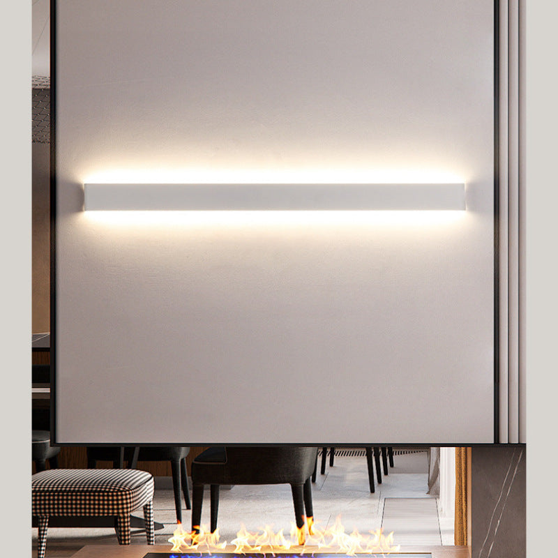 Arisha Minimalist Wall Lamp, Black/White