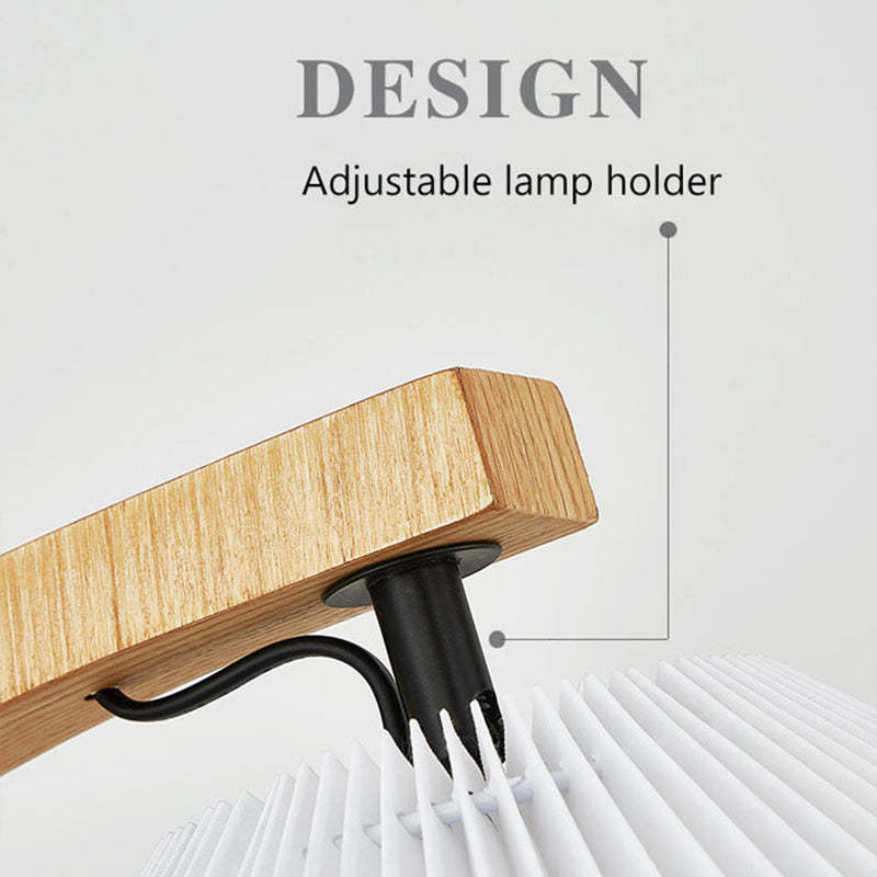 Muto Unique LED Floor Lamp, Wood/Metal, Living Room