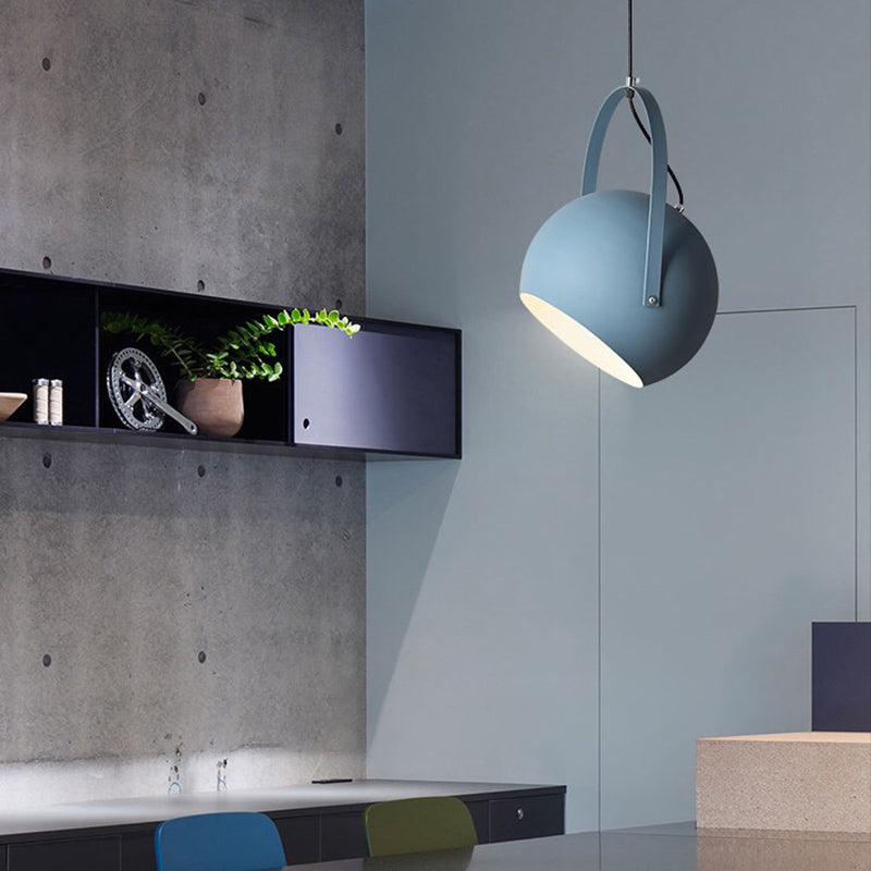 Aira Colorful Art Deco Pendant Light, Spherical, Bedroom
