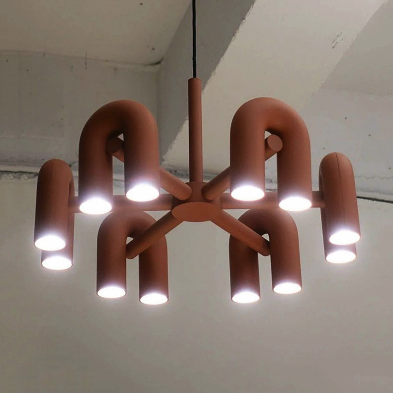 Arisha Modern Pendant Light Linear with 3 U-Shaped Light