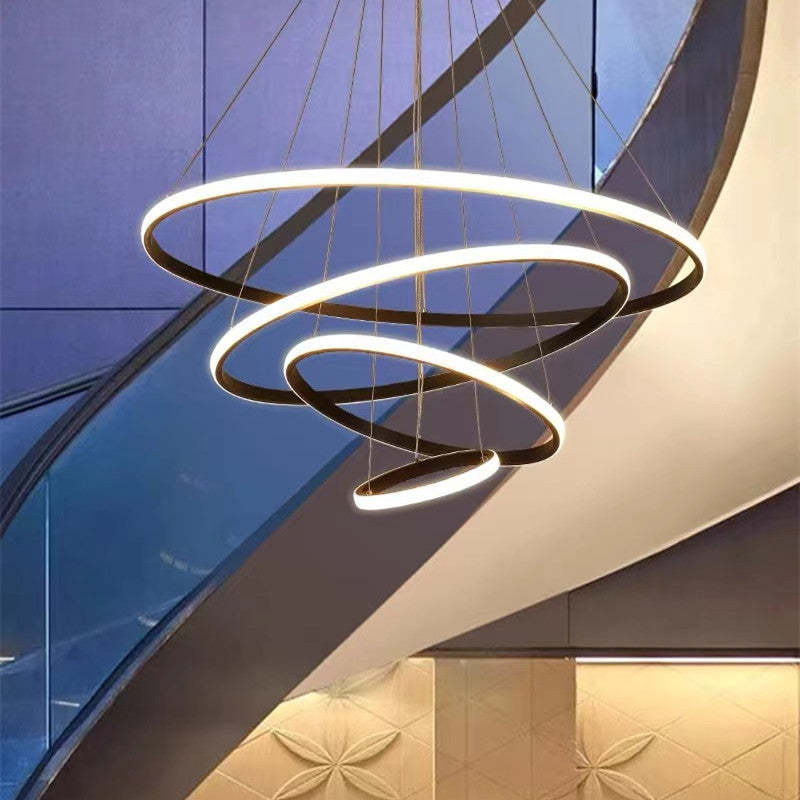 Arisha Modern Ring Pendant Light, 2/3/4 Rings