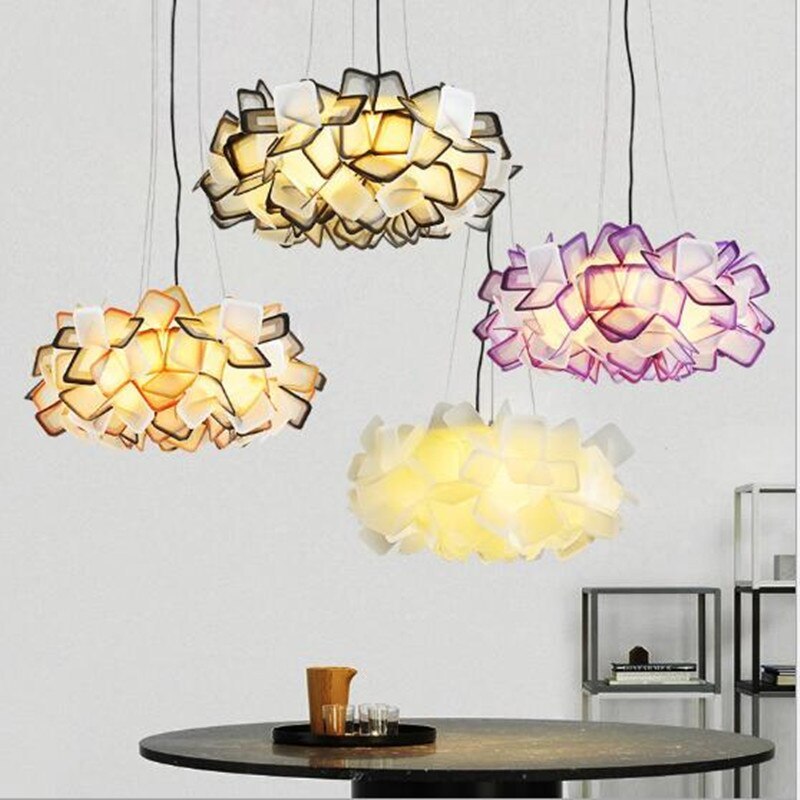 Arisha Modern Multicolour Decorative Flower Acrylic Pendant Light