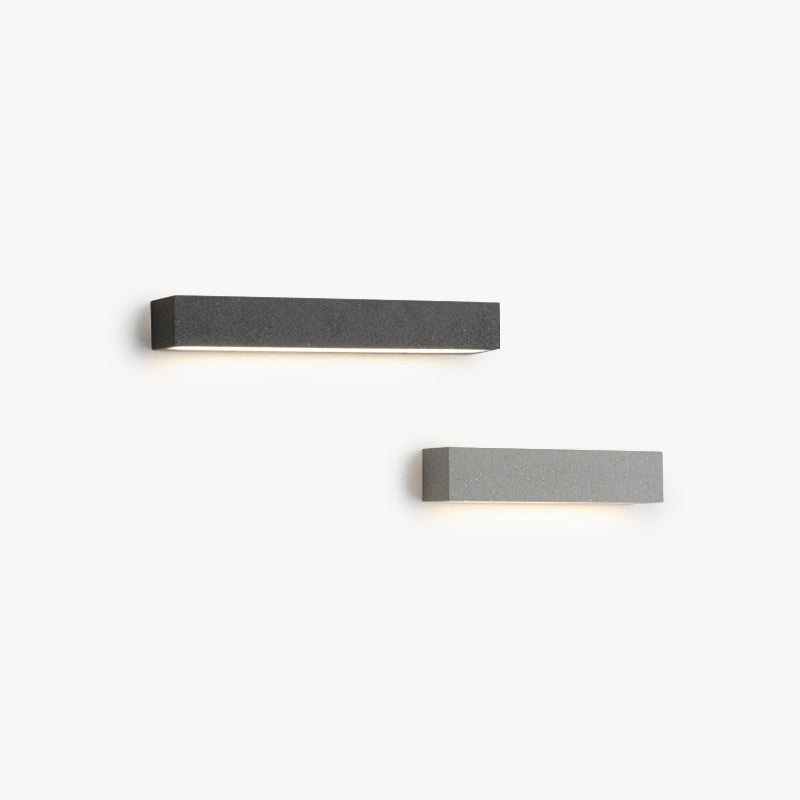Ray LED Outdoor Wall Lamp, Black & White