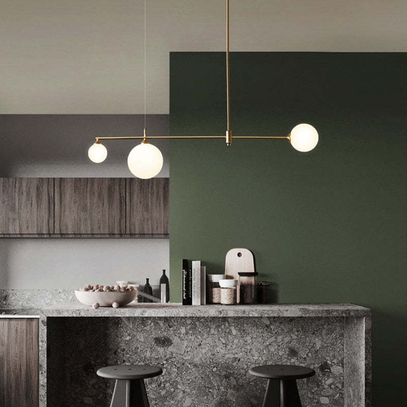 Valentina Modern Golden Bubble Copper Pendant Light