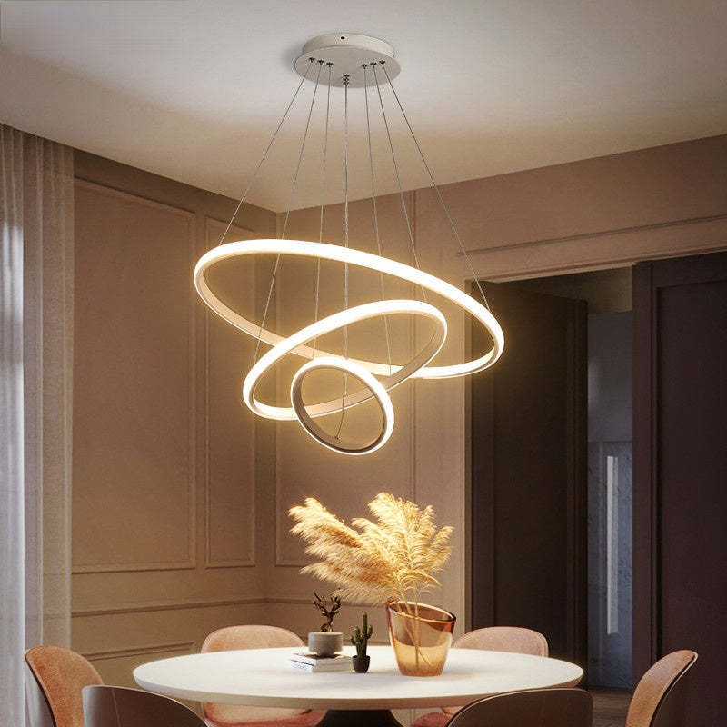 Arisha Modern Ring Pendant Light, 2/3/4 Rings