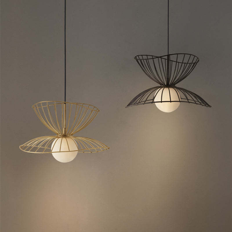 Ritta Pendant Light Modern, Metal, Gold/Black, Kitchen Island