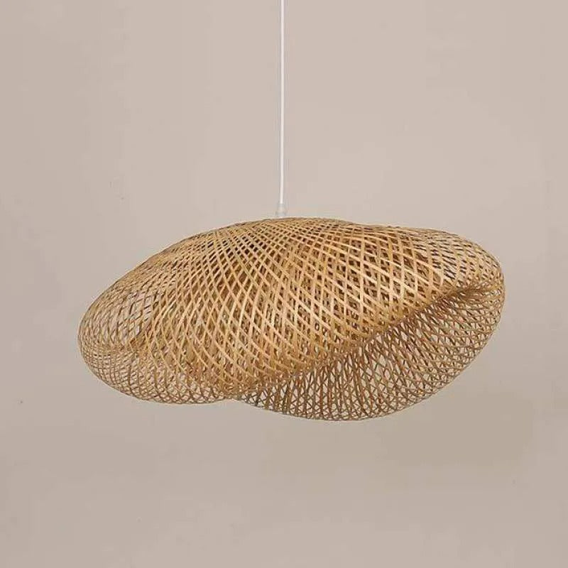 Ritta Natural Pendant Light for Dining Room/Kitchen Island, Bamboo