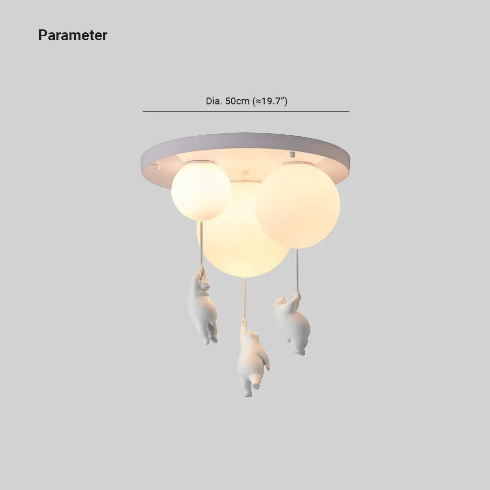 Aria Bear Balloon LED Flush Mount Ceiling /Pendant Light