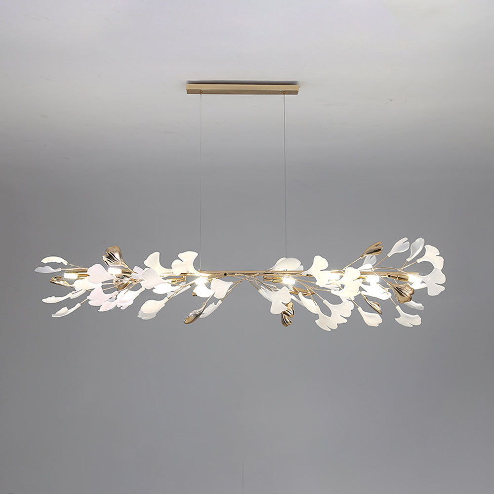 Olivia Modern Art Deco Metal & Ceramic Chandelier, Gold