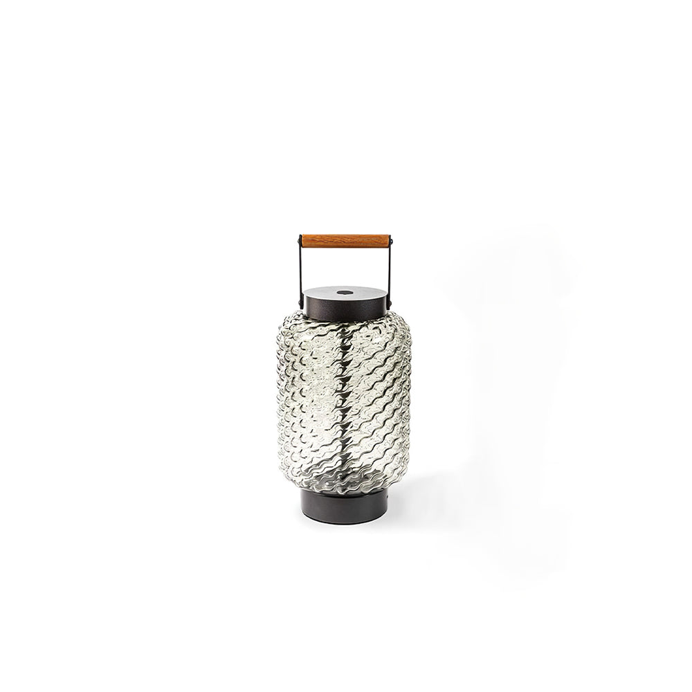 Ray Vintage Lantern Metal/Glass Outdoor Floor Lamp