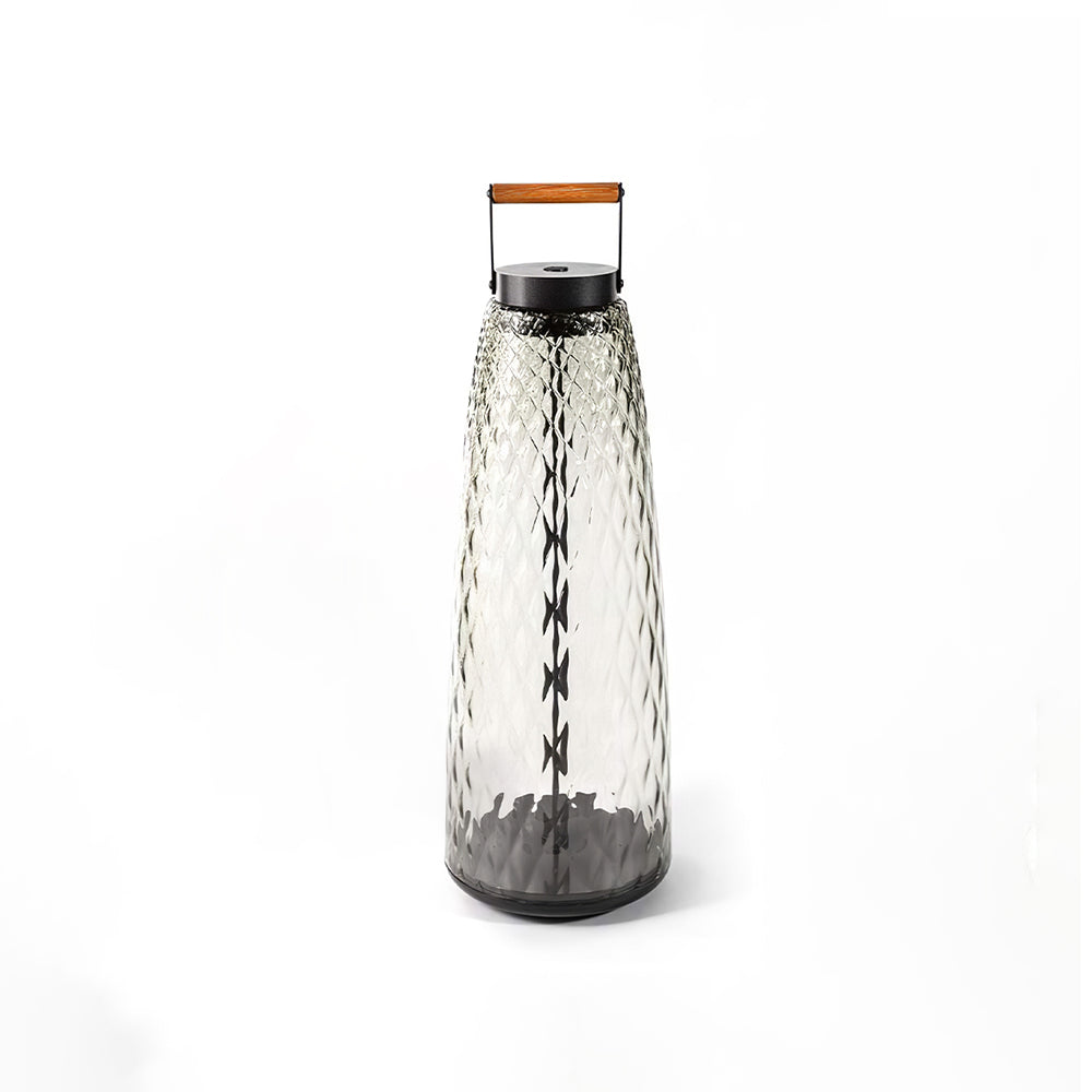 Ray Vintage Lantern Metal/Glass Outdoor Floor Lamp