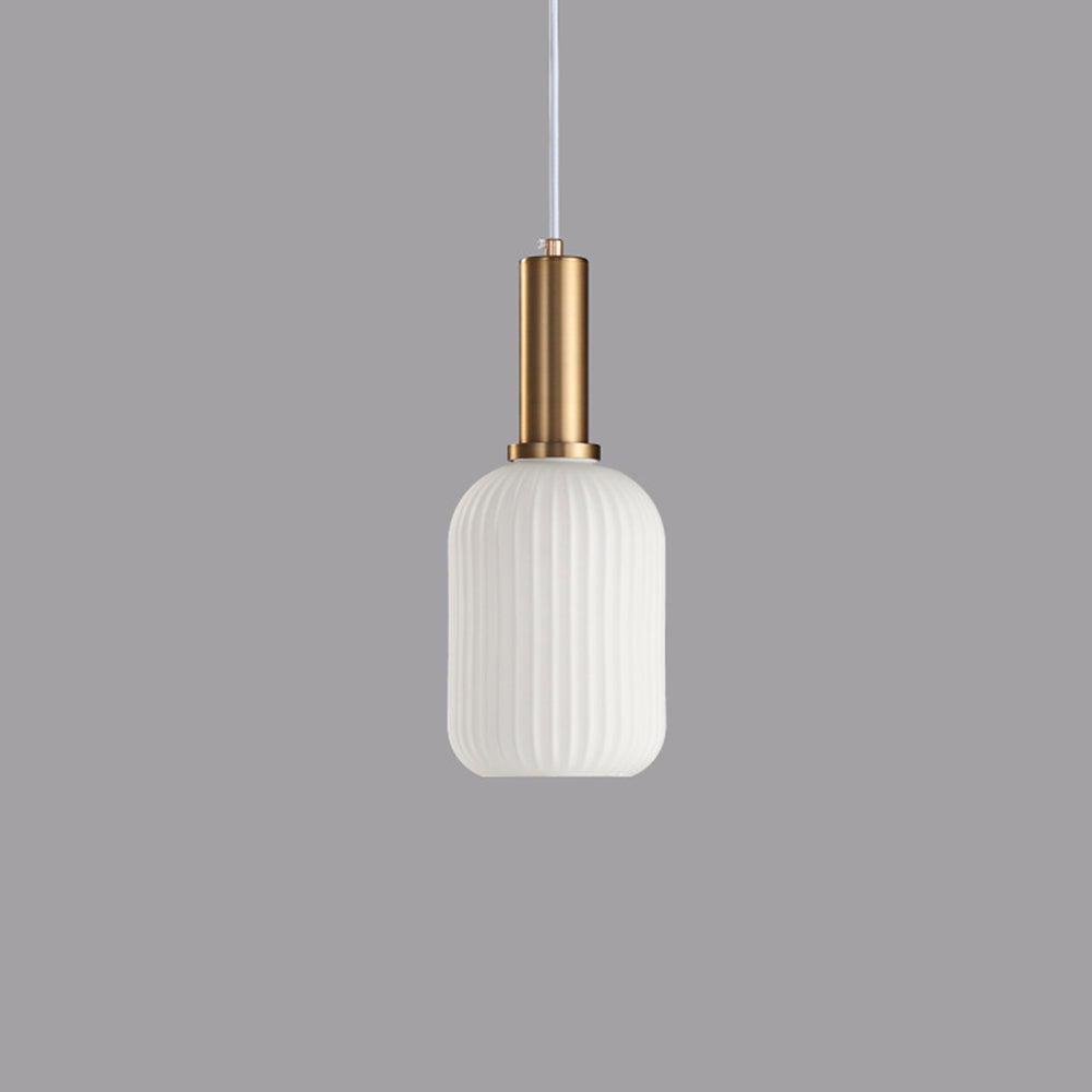 Valentina Morden Bubble Glass Pendant Light, White, Bedroom
