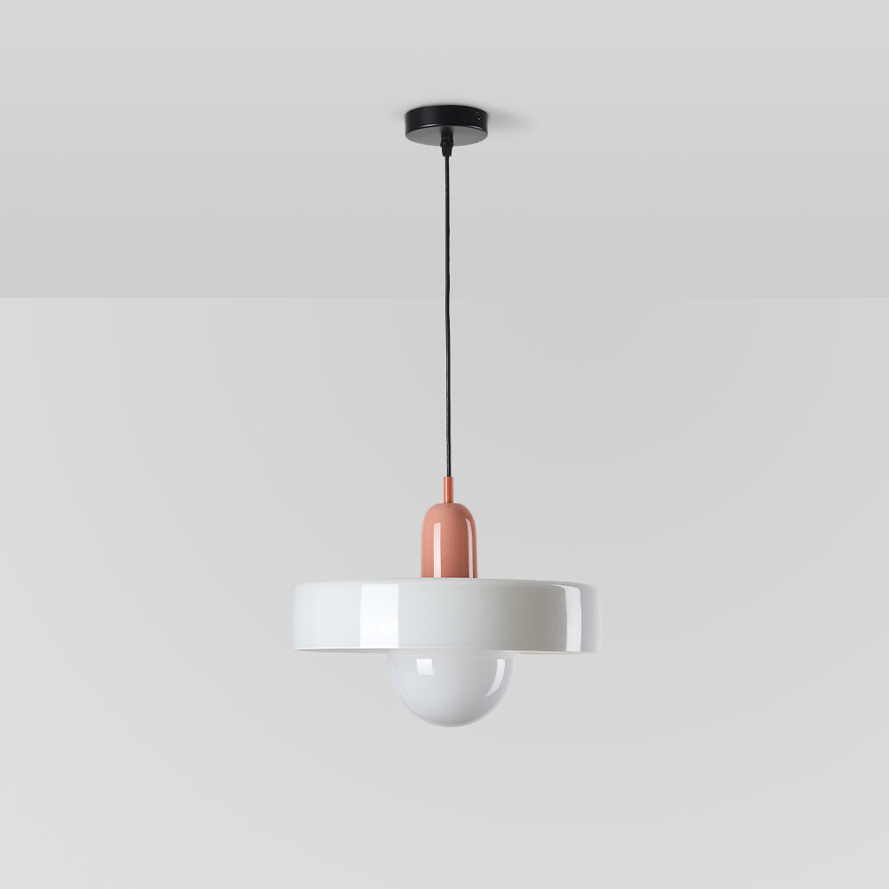 Valentina Vintage LED Glass Pendant Light, Multicolor