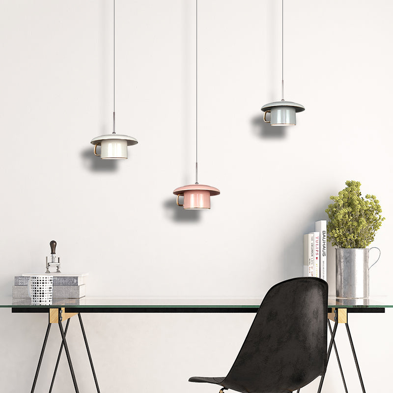 Valentina Urban Cup Ceramic LED Pendant Light Living Room