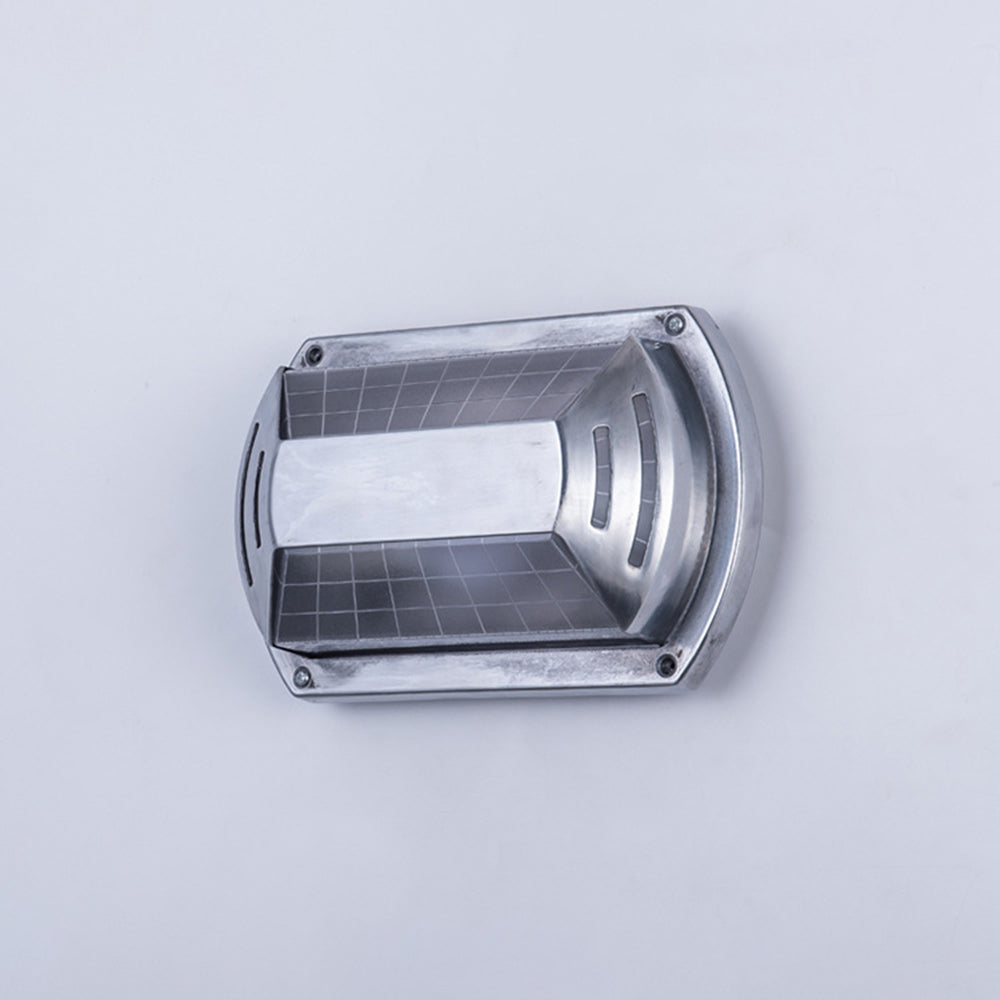 Ray Outdoor Wall Lamp Geometric Modern Silver Waterproof
