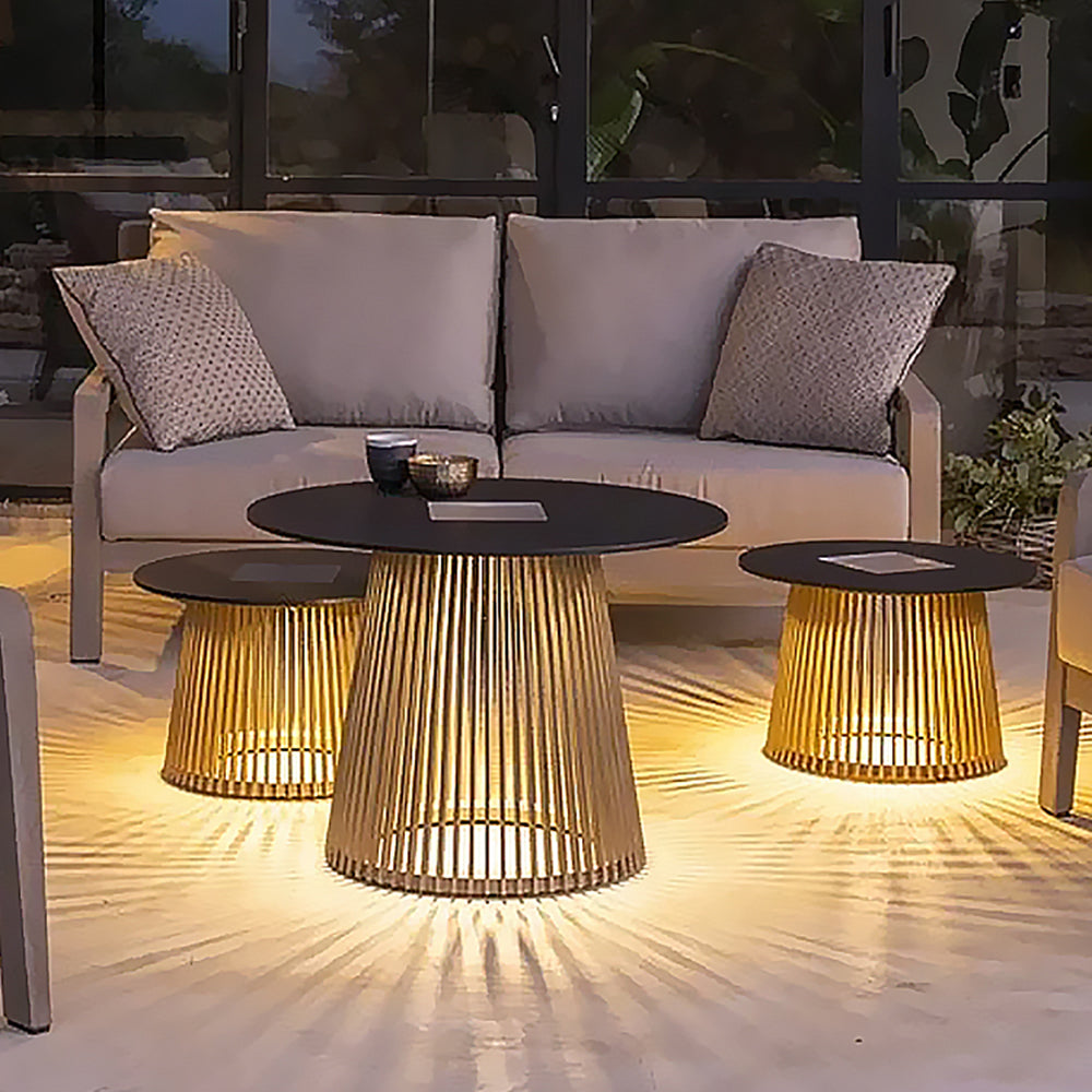 Ray Table Metal Rechargeable/Solar Metal&Acrylic Outdoor Floor Lamp