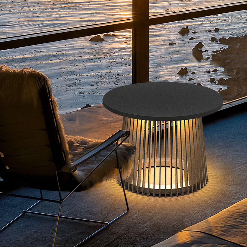 Ray Table Metal Rechargeable/Solar Metal&Acrylic Outdoor Floor Lamp