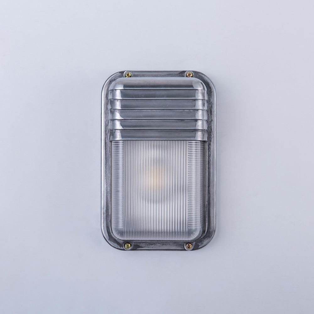 Ray Outdoor Wall Lamp Geometric Modern Silver Waterproof