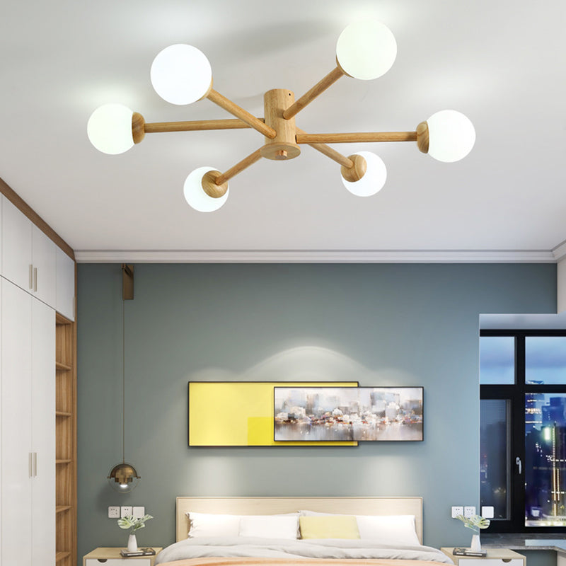 Muto Ceiling Light, Dimmable 6/8 Head