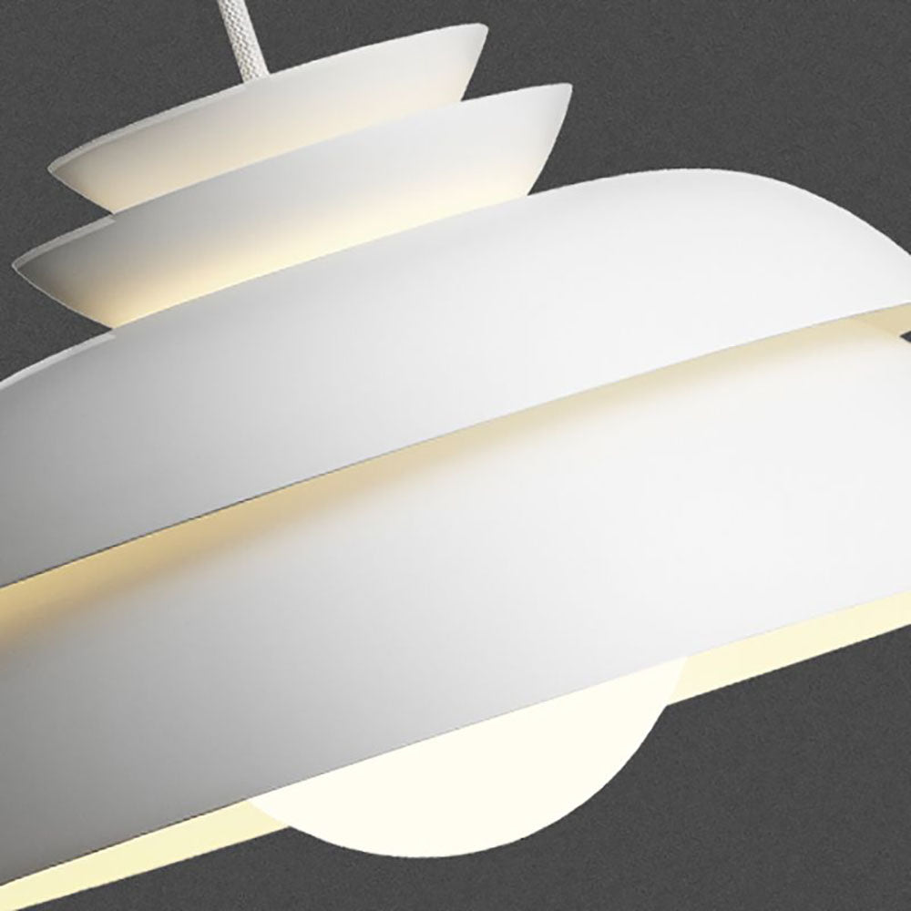 Valentina Modern White Pendant Light, Metal