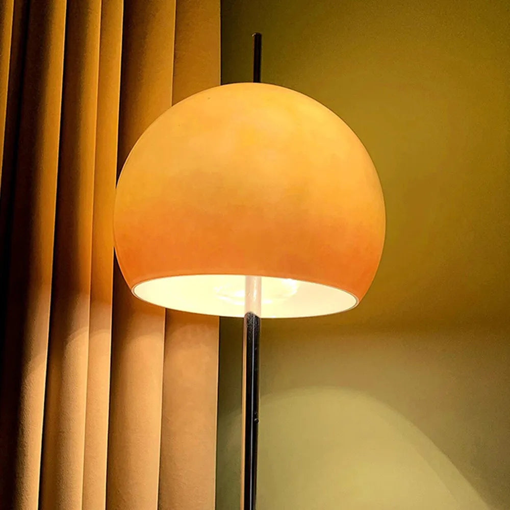 Mira Sunset Dome Glass Floor Lamp