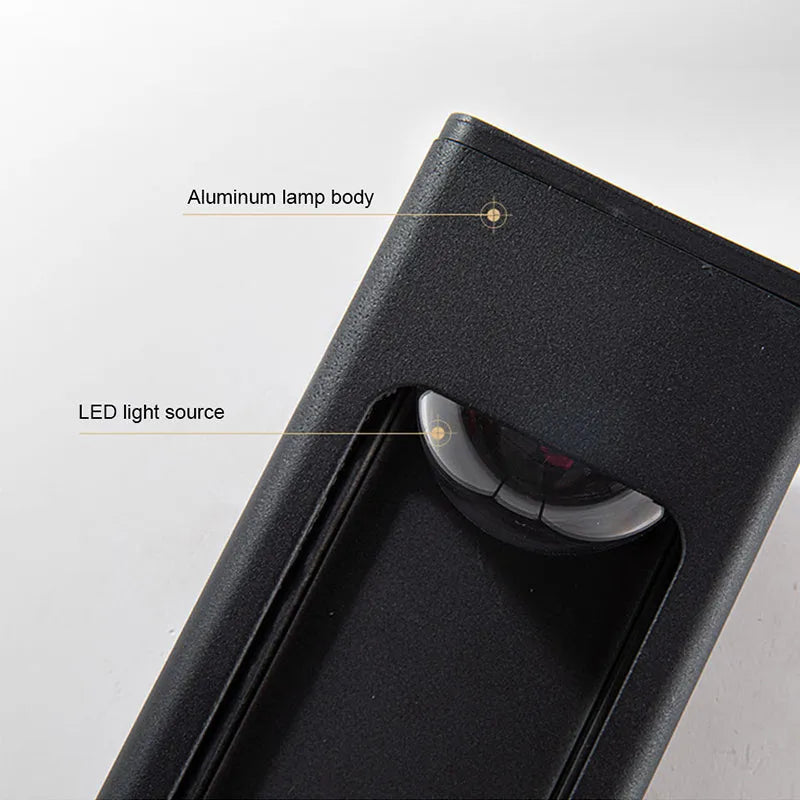 Ray Modern Waterproof Minimalist Geometric Outdoor Wall Light