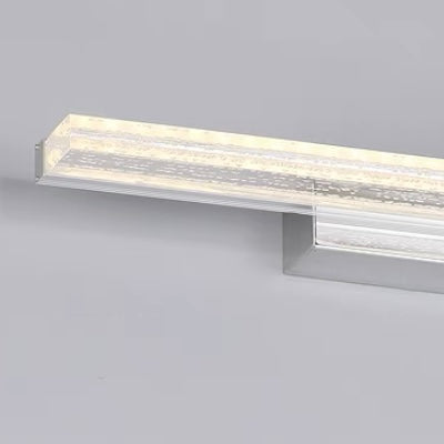Arisha Modern Rectangular Metal Modern Wall Lamp, Silver