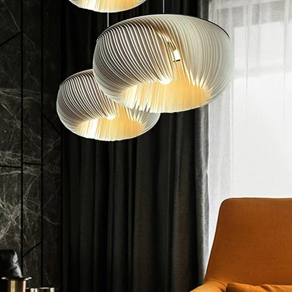 Ritta Nordic Circle Nature Pendant Light, Living Room/Dining Room