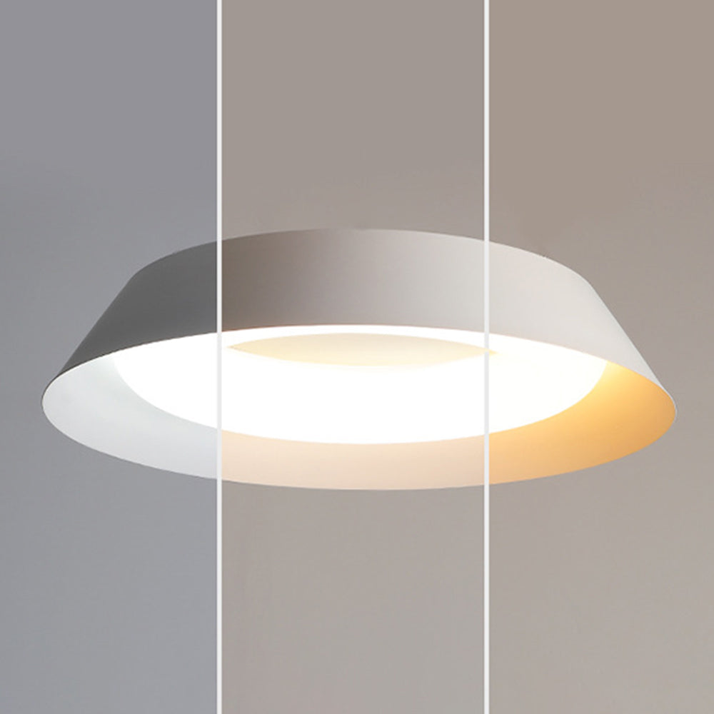 Arisha Nordic Bowl Metal/Acrylic Flush Mount Ceiling Light, White