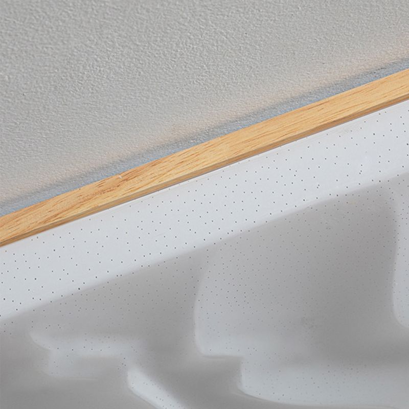 Muto LED Geometric Flush Mount Ceiling Light, White