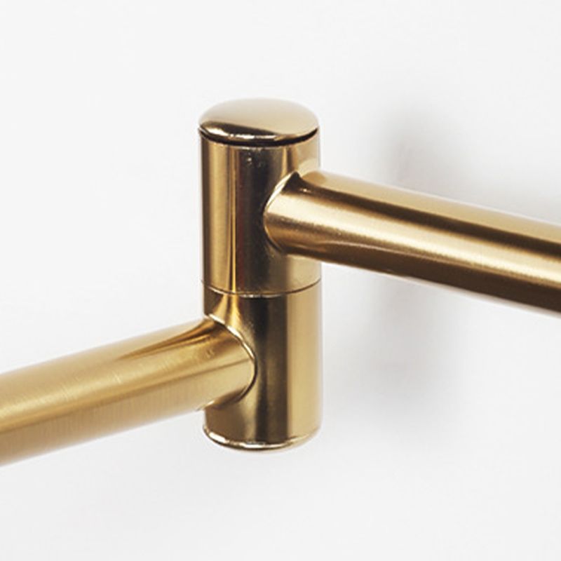 Aria Wall Lamp Cylindrical Adjustable Lamp Pole Metal Brass, Bedroom