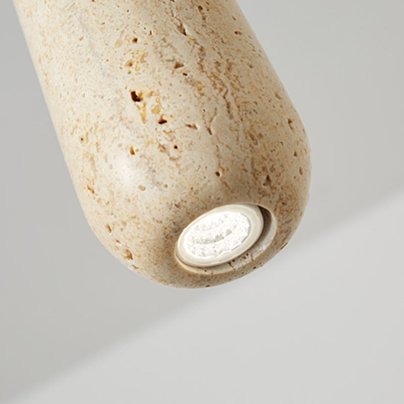 Muto Minimalist Wooden Pendant Light, Natural Wood Color
