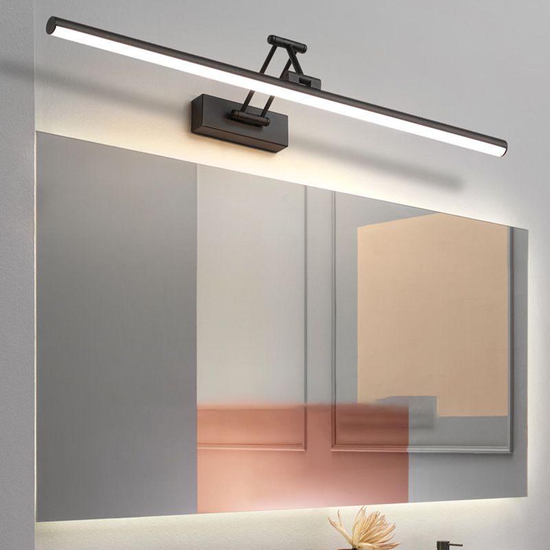 Arisha Modern Linear Mirror Front Vanity Metal LED Wall Lamp