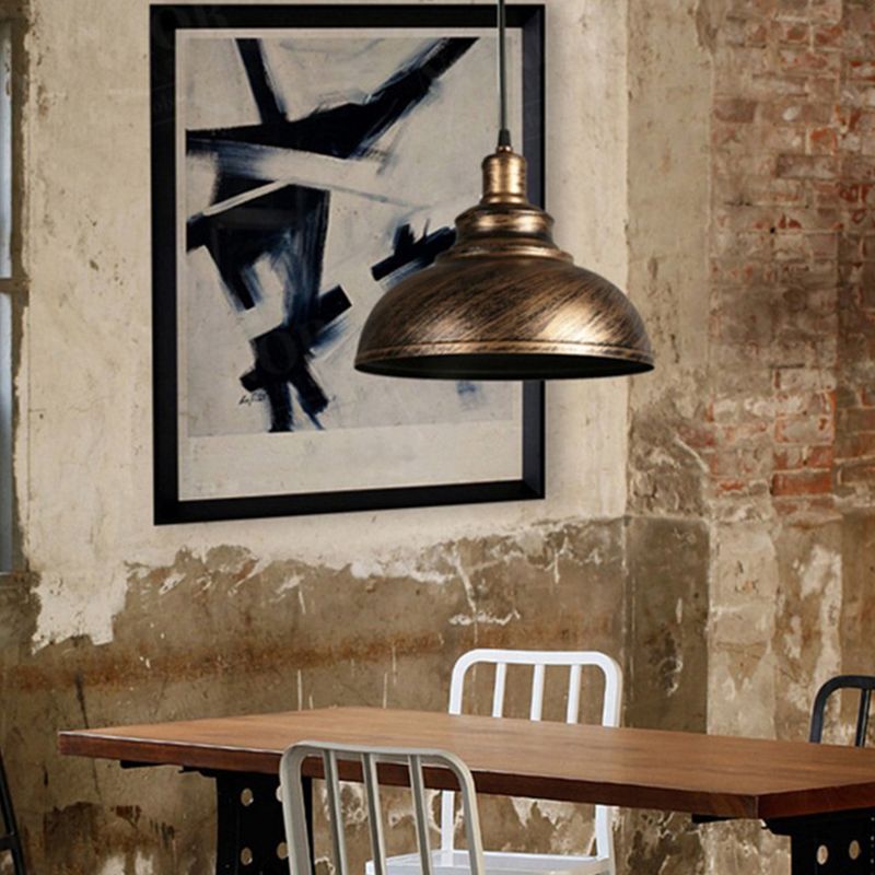 Austin Industrial Dome  Colour Pendant Light，4 Colours