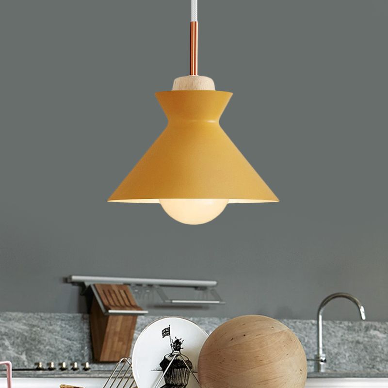 Valentina Geometric Colorful Pendant Light, Metal, Kitchen Island