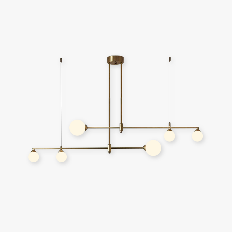Valentina Modern Golden Bubble Copper Pendant Light