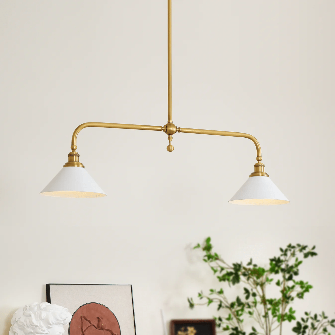 Duet Ceramic Classic Pendant Light - Letslighting