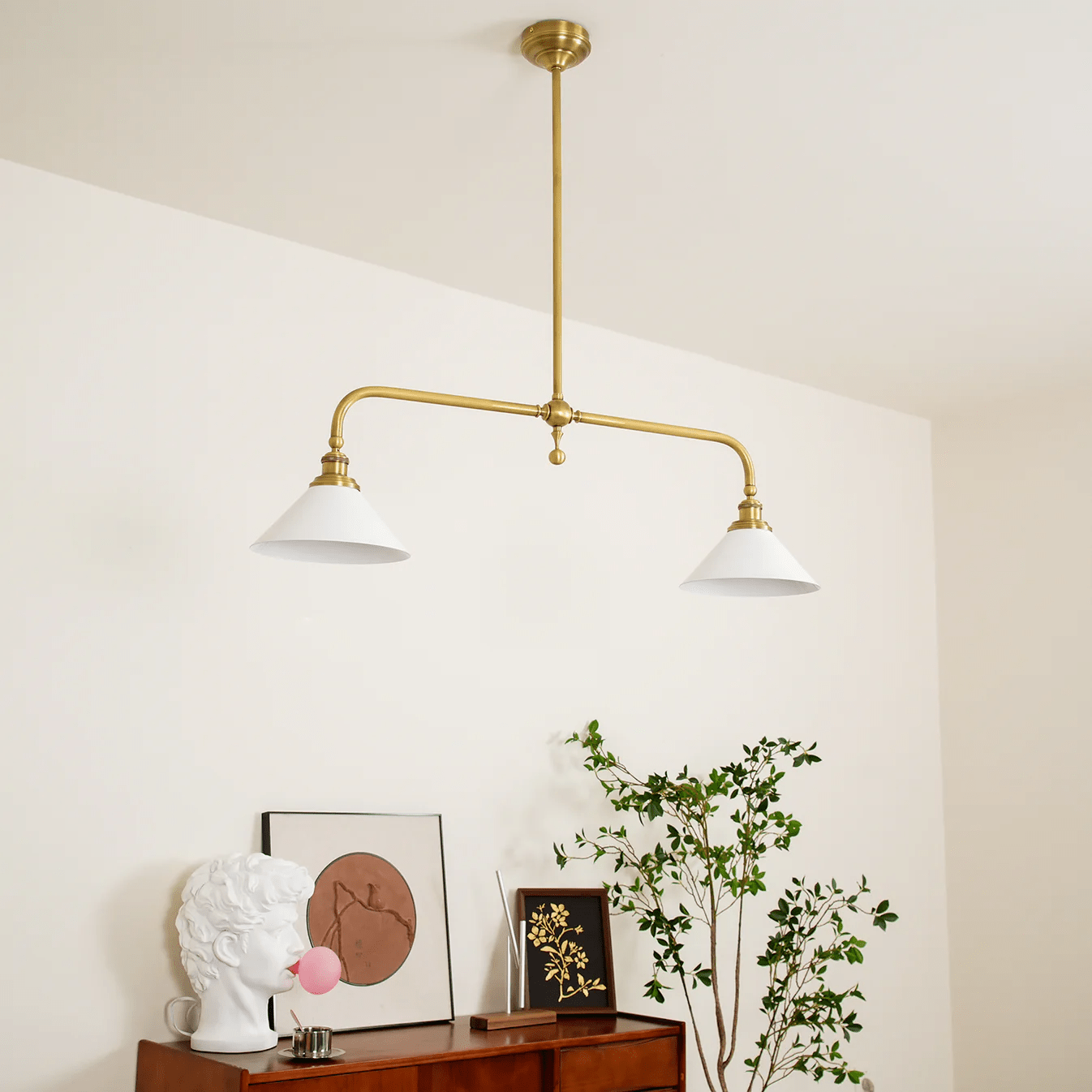 Duet Ceramic Classic Pendant Light - Letslighting