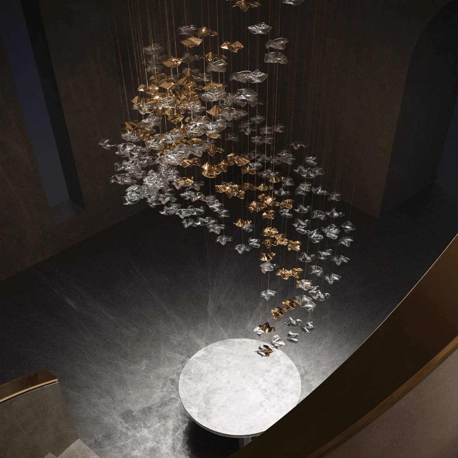 Vecarisra Luxury Tidal Art Glass Pendants Lamp - Letslighting