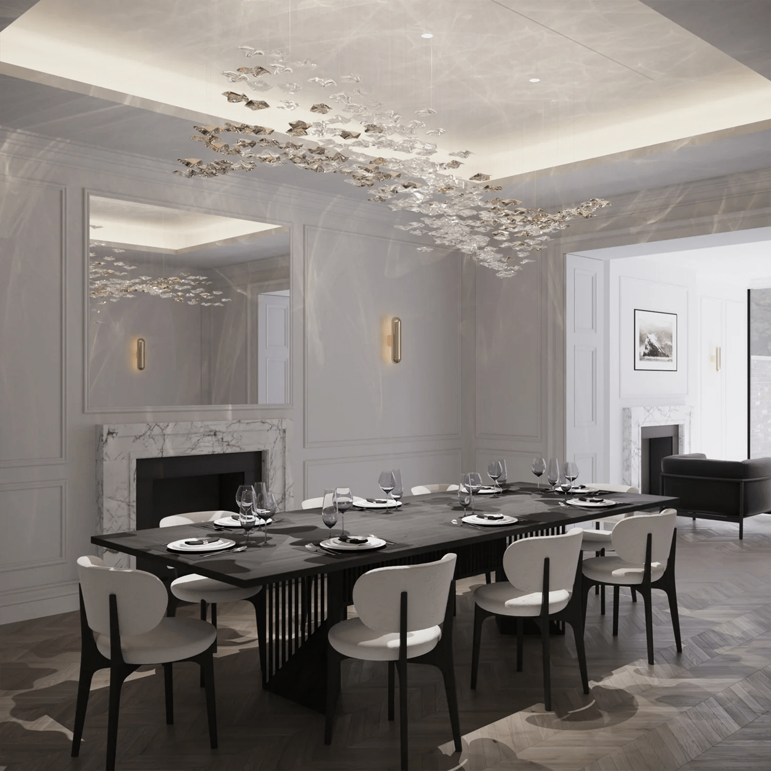 Vecarisra Luxury Tidal Art Glass Pendants Lamp - Letslighting