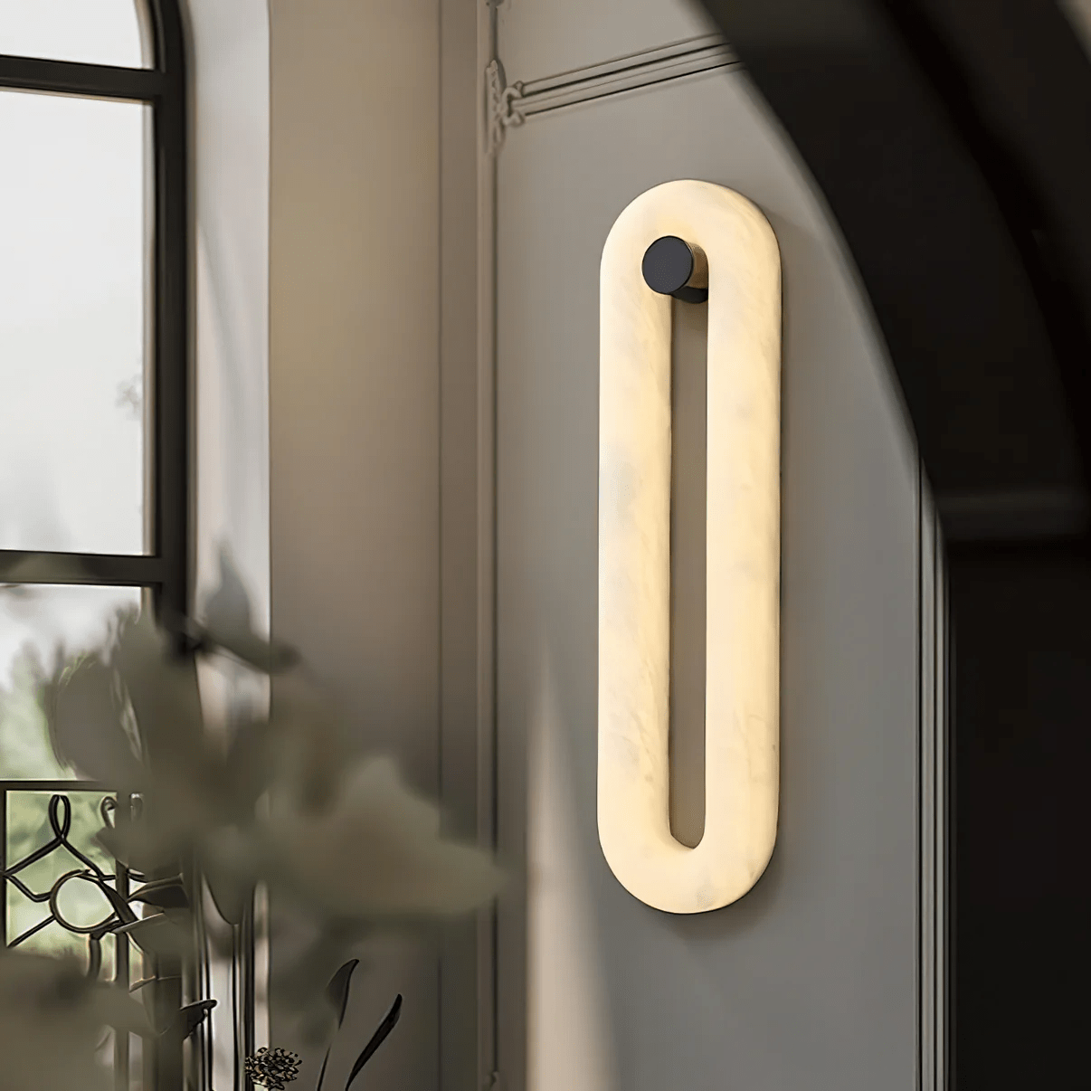 Aurea Modern Alabaster Wall Light - Neutralighting
