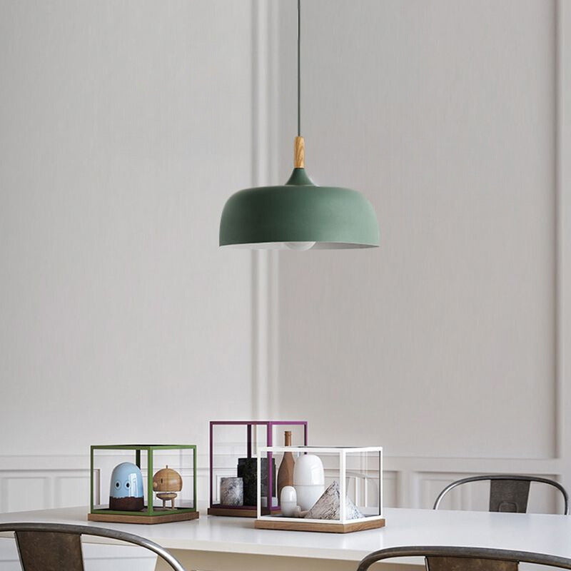 Aria  Modern Pendant Light Dome Macaron  Dining Room