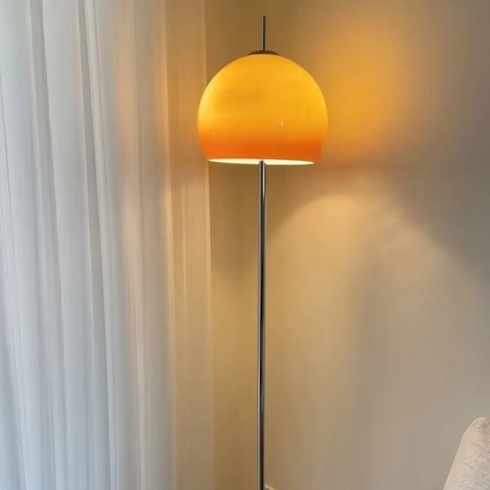 Mira Sunset Dome Glass Floor Lamp