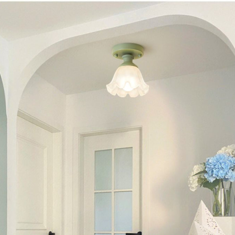 Arisha Comfort Simplicity Cute LED Flush Mount Ceiling Light Resin Bedroom