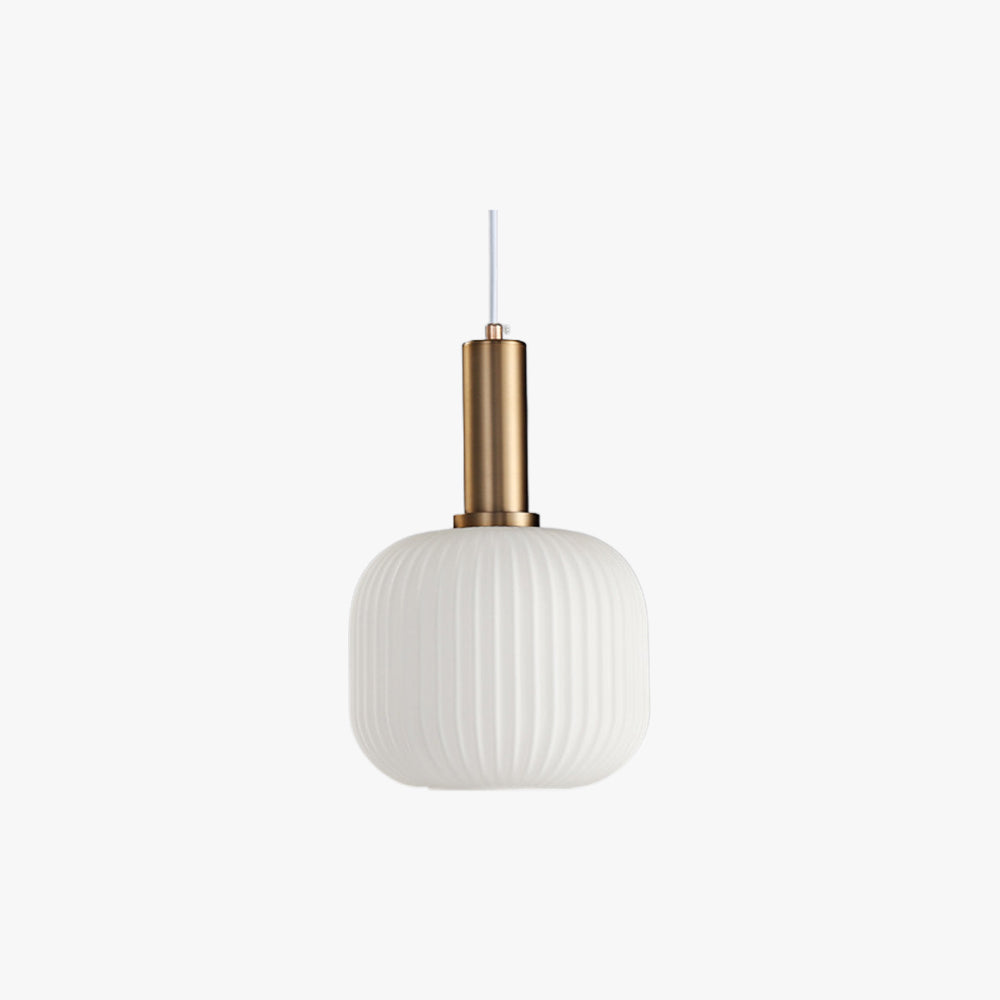 Valentina Morden Bubble Glass Pendant Light, White, Bedroom