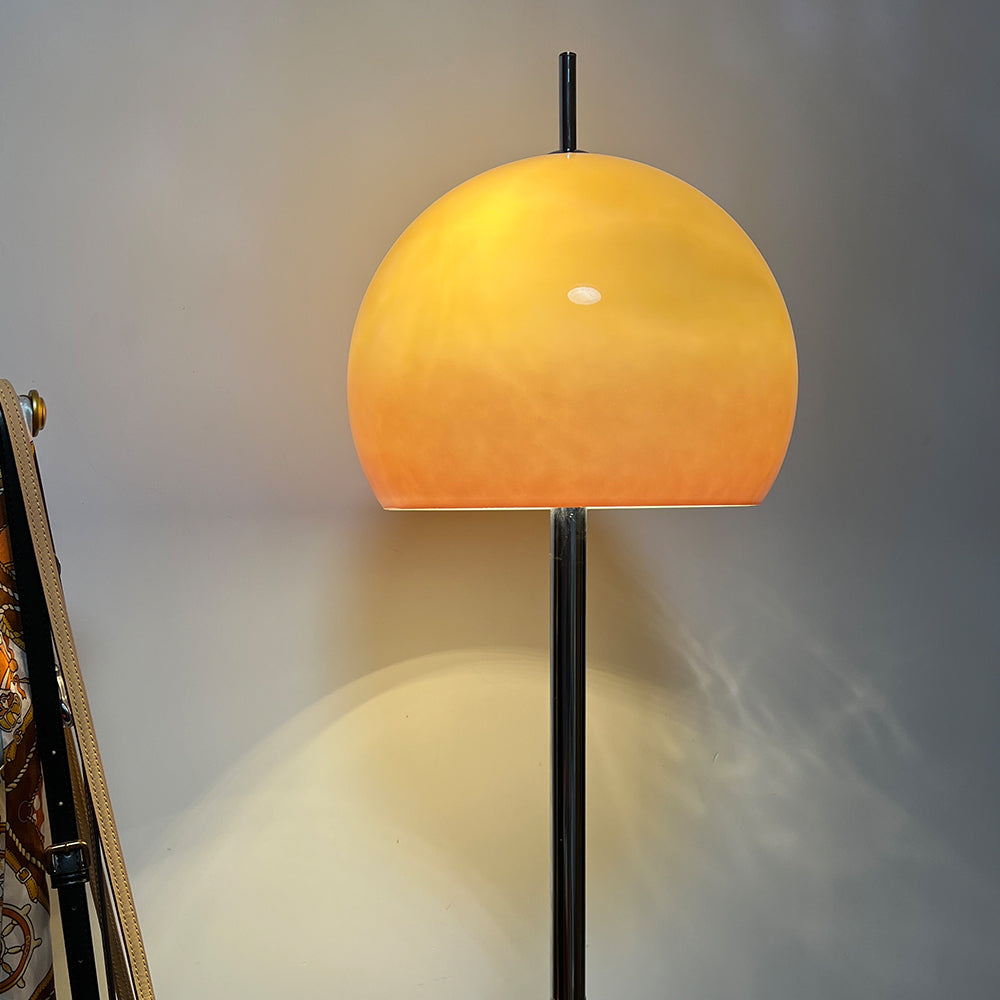 Mira Sunset Dome Glass Floor Lamp