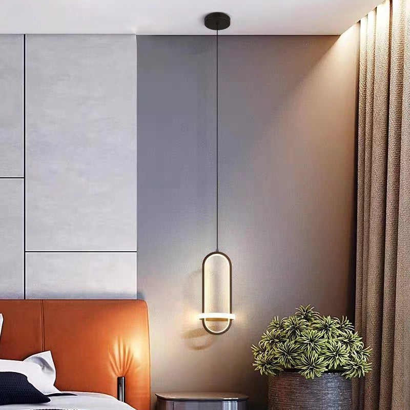 Arisha Modern Minimalist LED Ring Pendant Light Bedsides